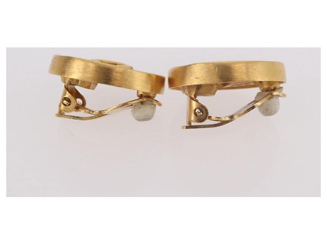 CHANEL COCO Mark Earring Metal Gold Tone CC - vista 12