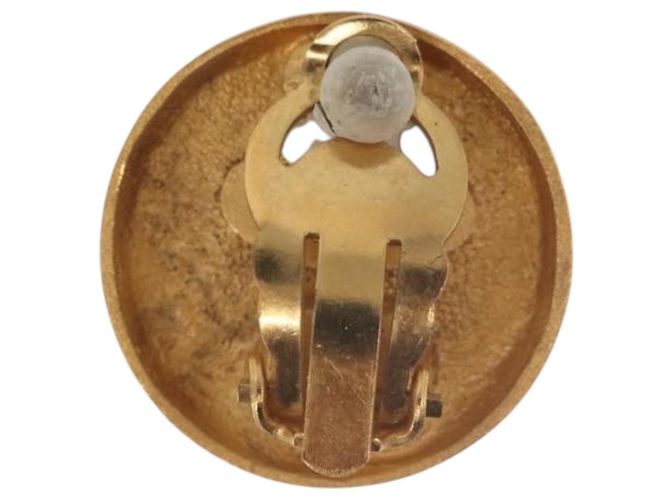 CHANEL COCO Mark Earring Metal Gold Tone CC - vista 8