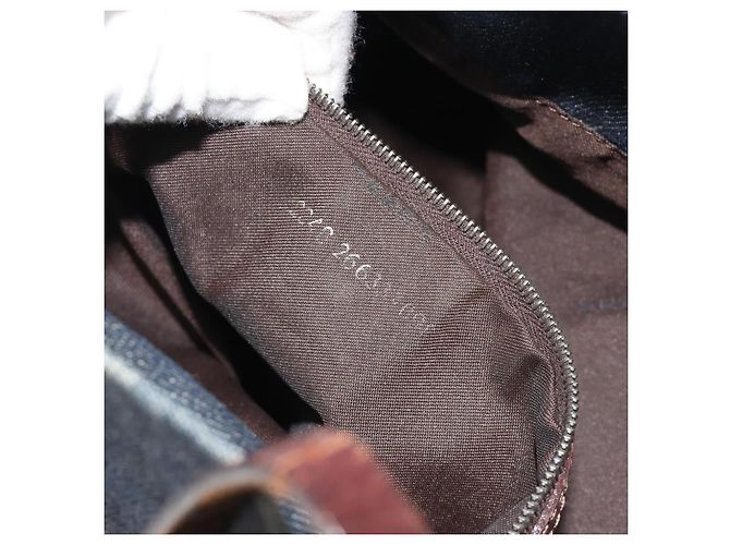FENDI Tote Bag Denim Blue Silver - vista 11