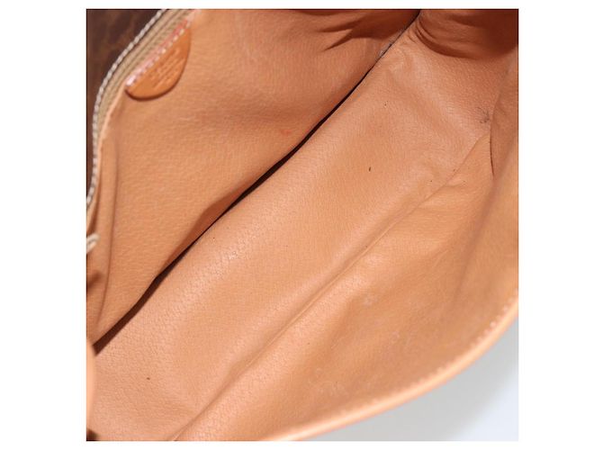 Céline CELINE Macadam Shoulder Bag PVC Leather Brown Gold - vista 10