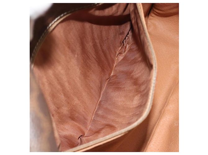 Céline CELINE Macadam Shoulder Bag PVC Leather Brown Gold - vista 11