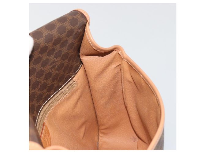 Céline CELINE Macadam Shoulder Bag PVC Leather Brown Gold - vista 19