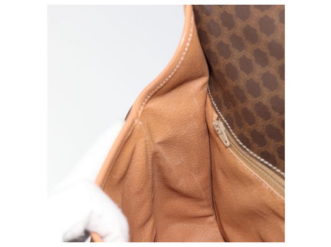 Céline CELINE Macadam Shoulder Bag PVC Leather Brown Gold - vista 20