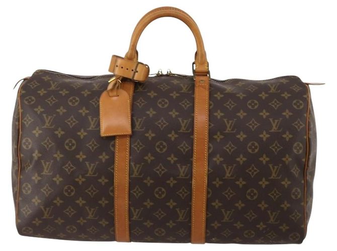 LOUIS VUITTON Monogram Keepall 50 Boston Bag M41426 LV - vista 13