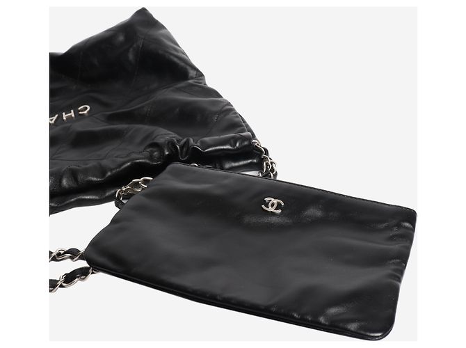 Chanel Borsa tote trapuntata 22 nera Nero - vista 6