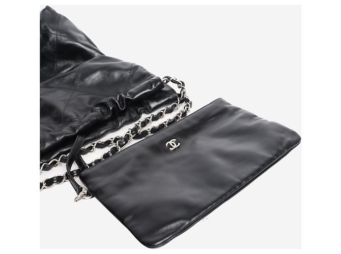 Chanel Borsa tote trapuntata 22 nera Nero - vista 9