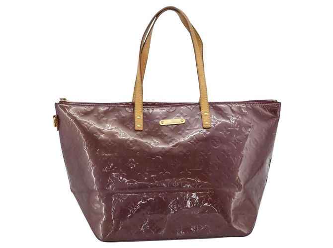 Borsa Tote LOUIS VUITTON Monogram Vernis Bellevue GM Violet M93588 LV - vista 13