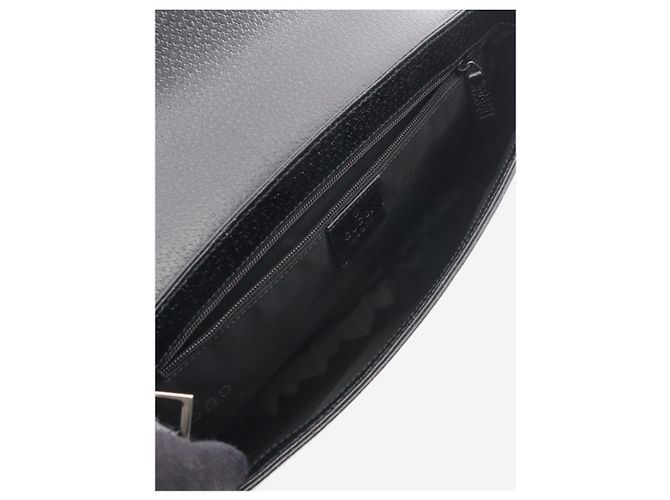 Gucci Borsa a tracolla One shoulder G intrecciata nera Nero - vista 3