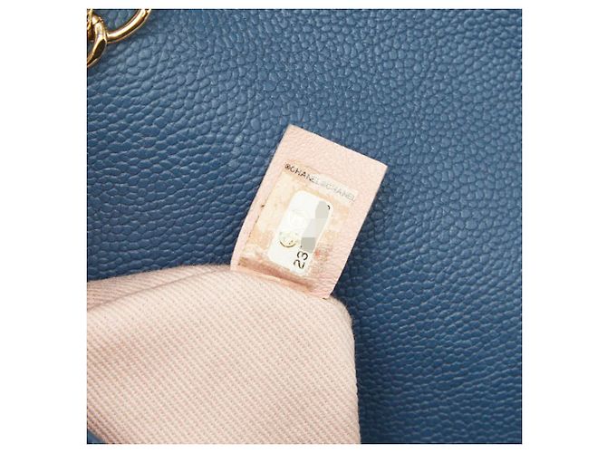 Borsa Chanel Matelassé Half Coco Blu - vista 11