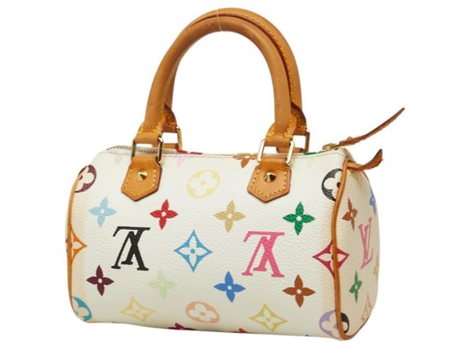 Borsa a mano Louis Vuitton Monogram Multicolor Mini Speedy Bianco Multicolore Monogramma - vista 2