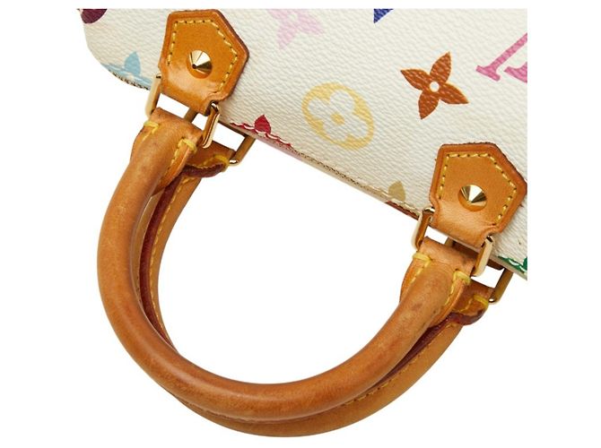 Borsa a mano Louis Vuitton Monogram Multicolor Mini Speedy Bianco Multicolore Monogramma - vista 8