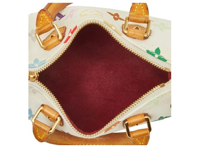 Borsa a mano Louis Vuitton Monogram Multicolor Mini Speedy Bianco Multicolore Monogramma - vista 9