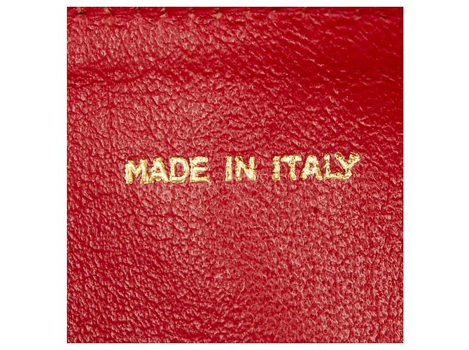 Borsa a tracolla Chanel Coco Mark Chain Rosso - vista 12