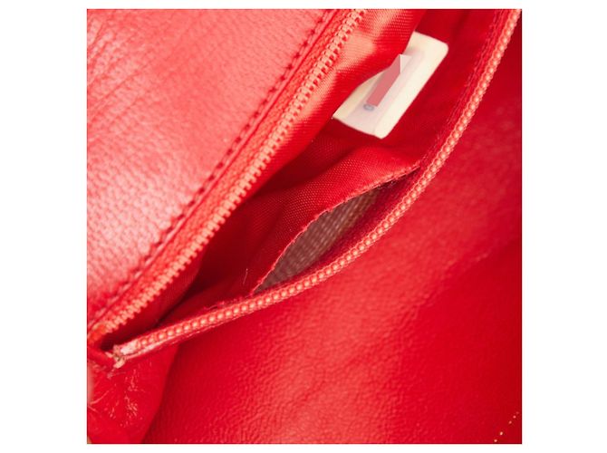 Borsa a tracolla Chanel Coco Mark Chain Rosso - vista 9