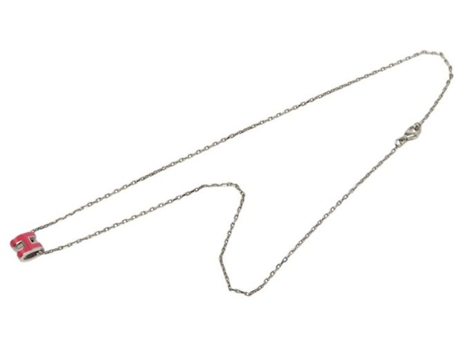 Hermès Collana con pendente Hermes Mini Pop H Rosa - vista 4