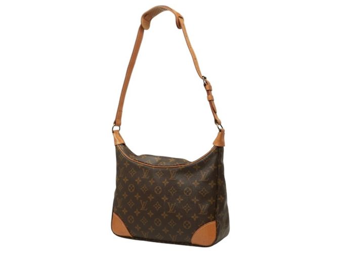 Borsa a tracolla Louis Vuitton Monogram Boulogne 30 Marrone Monogramma - vista 2