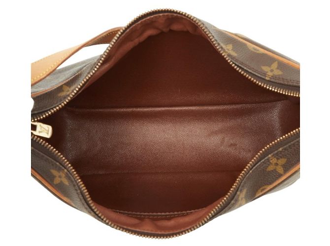 Borsa a tracolla Louis Vuitton Monogram Boulogne 30 Marrone Monogramma - vista 9