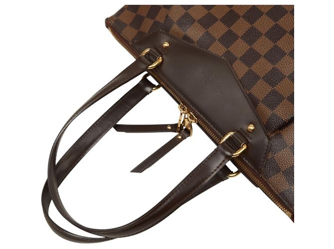 Borsa Tote Louis Vuitton Damier Westminster PM Marrone Damier ebene - vista 10