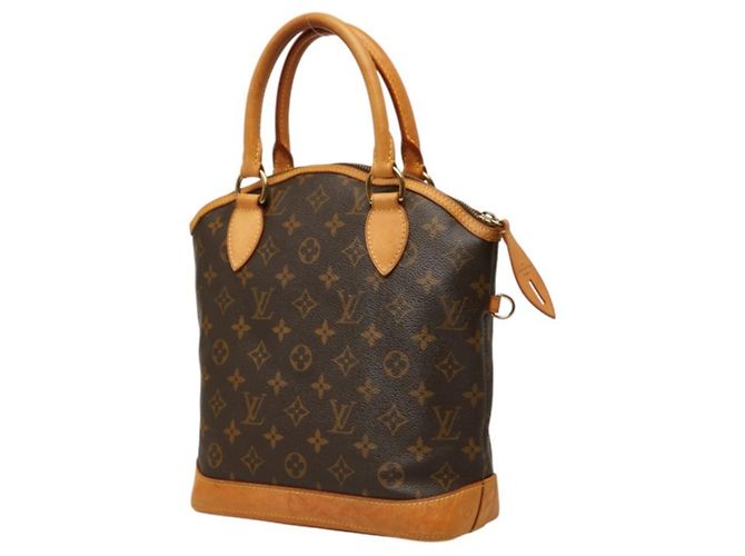 Borsa Louis Vuitton Monogram Lockit PM Marrone - vista 2