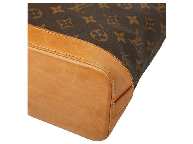 Borsa Louis Vuitton Monogram Lockit PM Marrone - vista 4