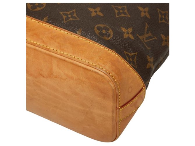 Borsa Louis Vuitton Monogram Lockit PM Marrone - vista 6
