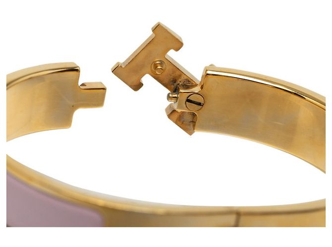 Hermès Bracciale Charm Hermes Click H PM Rosa - vista 5