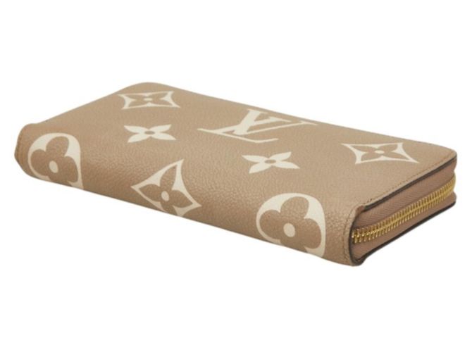 Cartera Zippy Monogram Empreinte Louis Vuitton Multicolor Beige Monograma - vista 4