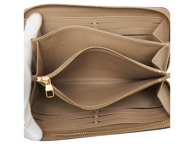 Cartera Zippy Monogram Empreinte Louis Vuitton Multicolor Beige Monograma - vista 7