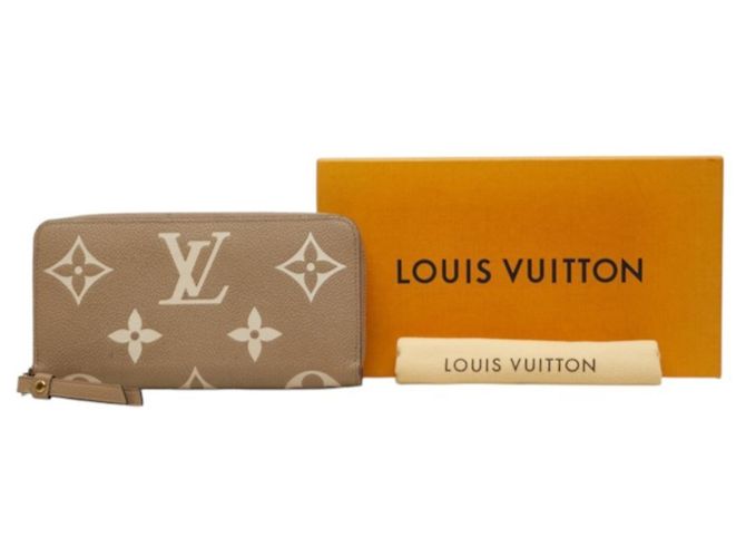 Cartera Zippy Monogram Empreinte Louis Vuitton Multicolor Beige Monograma - vista 9