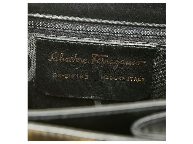 Borsa Salvatore Ferragamo Gancini Nero - vista 11