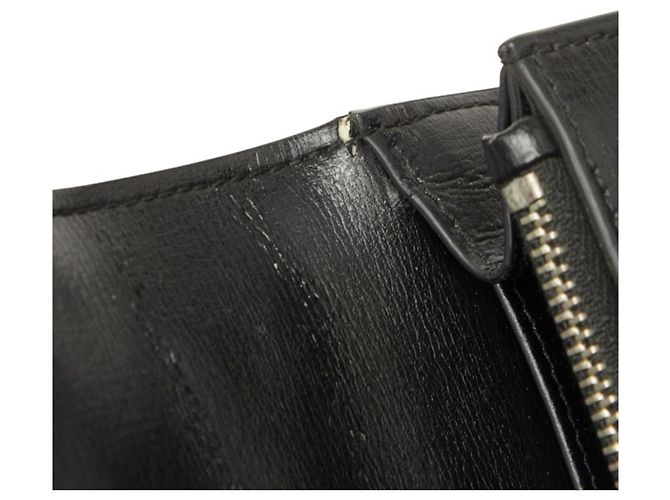 Borsa a tracolla Saint Laurent Cassandra Sunset con logo YSL e catena Nero - vista 9