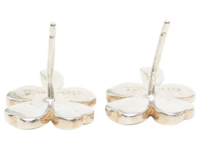 Chanel Ohrstecker mit Vierblattclover-Motiv Silber - Ansicht 5