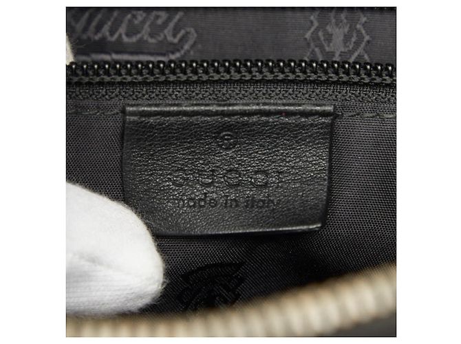 Borsa a tracolla Gucci Guccissima Nero - vista 10