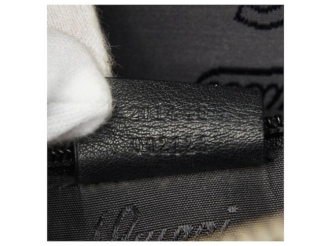 Borsa a tracolla Gucci Guccissima Nero - vista 11