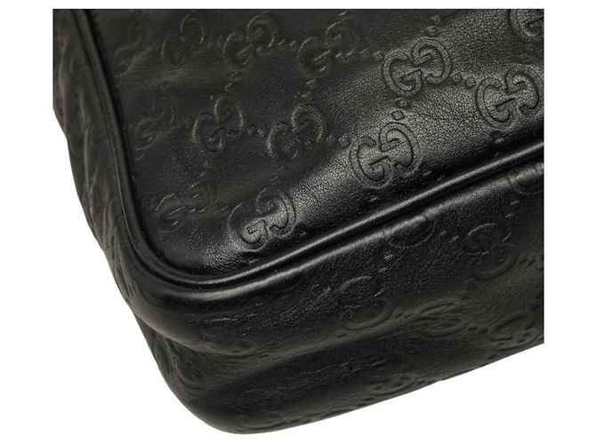 Borsa a tracolla Gucci Guccissima Nero - vista 5