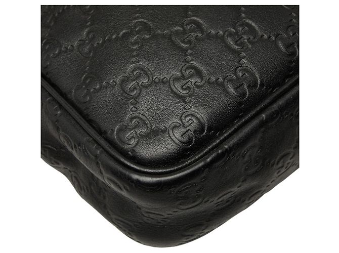Borsa a tracolla Gucci Guccissima Nero - vista 7