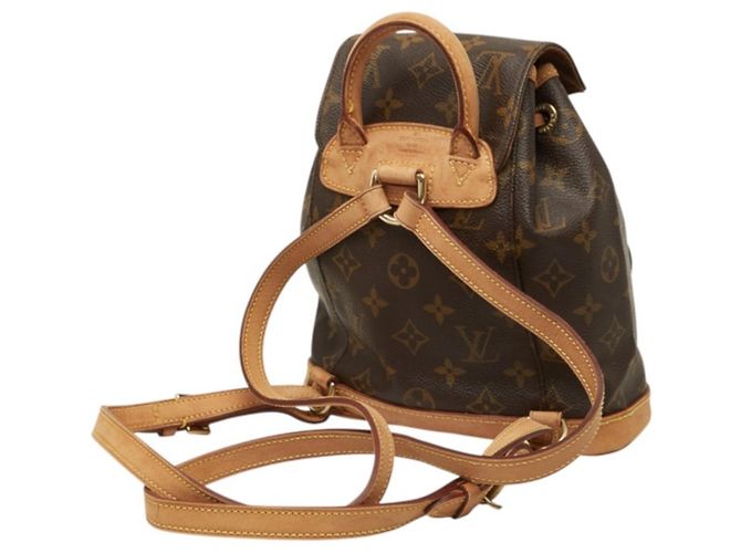 Louis Vuitton Monogram Mini Montsouris Rucksack Braun Monogramm - Ansicht 2