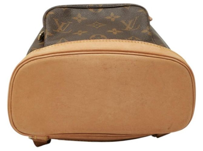 Louis Vuitton Monogram Mini Montsouris Rucksack Braun Monogramm - Ansicht 3
