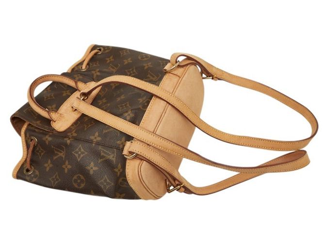 Louis Vuitton Monogram Mini Montsouris Rucksack Braun Monogramm - Ansicht 8