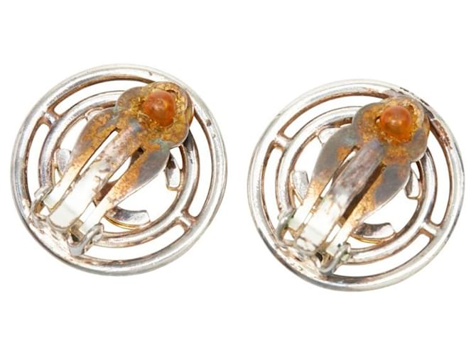 Chanel Coco Mark Ohrringe Silber Golden - Ansicht 3