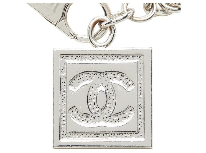 Chanel Coco Mark Rogue Chain Necklace Silvery - view 2