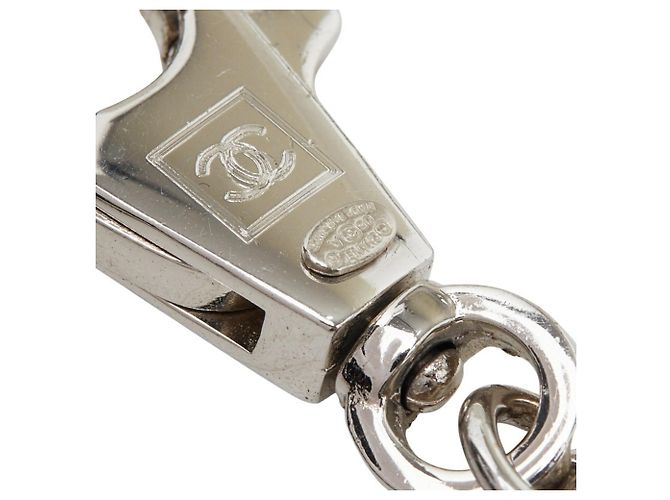 Chanel Coco Mark Rogue Chain Necklace Silvery - view 6