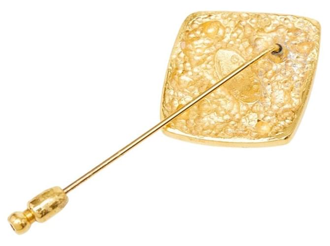 Spilla Chanel Vintage Coco Mark D'oro - vista 2
