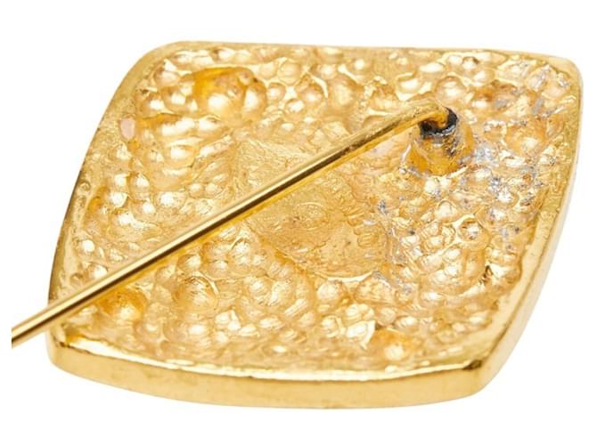 Spilla Chanel Vintage Coco Mark D'oro - vista 3