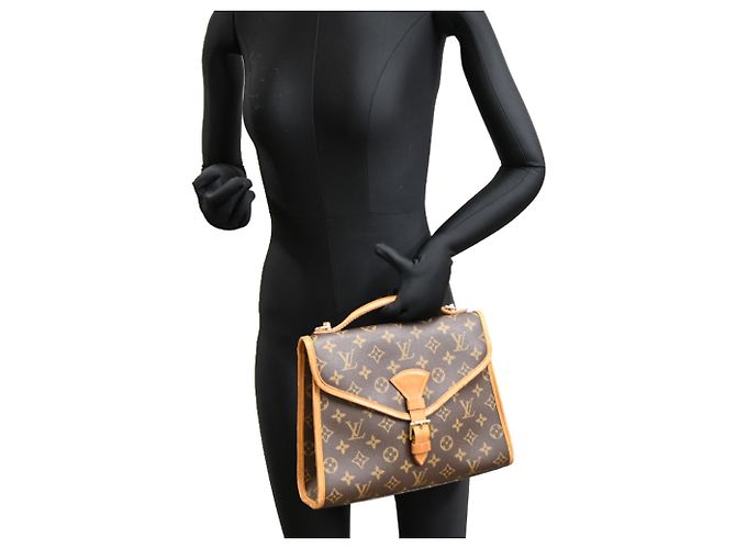 Borsa Louis Vuitton Bel Air da donna Marrone - vista 9