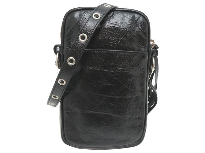 Borsa a tracolla Balenciaga Cagol da donna Nero - vista 2