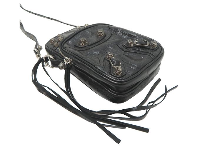 Borsa a tracolla Balenciaga Cagol da donna Nero - vista 3