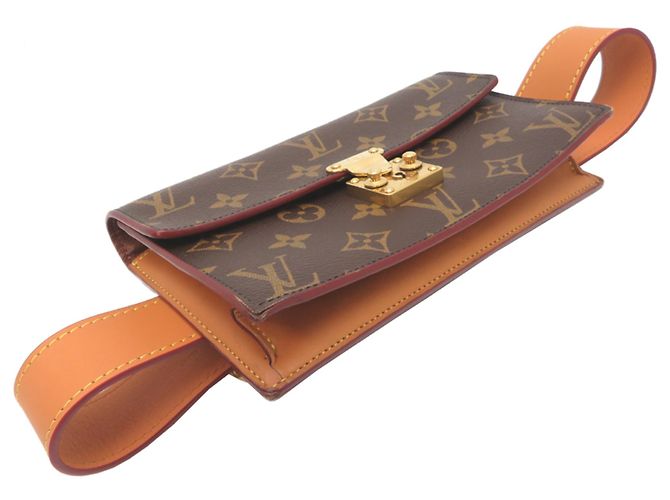 Pouch Cintura Louis Vuitton LV PM Marrone - vista 3