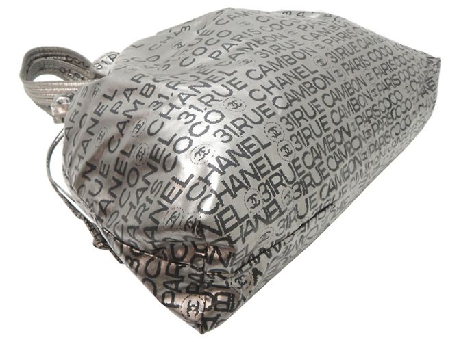 Timeless Borsa Tote Chanel Unlimited da donna Nero Argento - vista 3