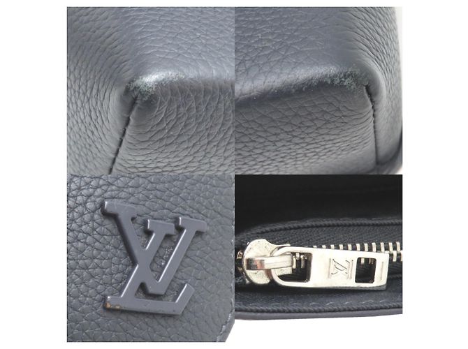 Borsa a tracolla portafoglio indossabile Louis Vuitton Fastline Blu navy - vista 10